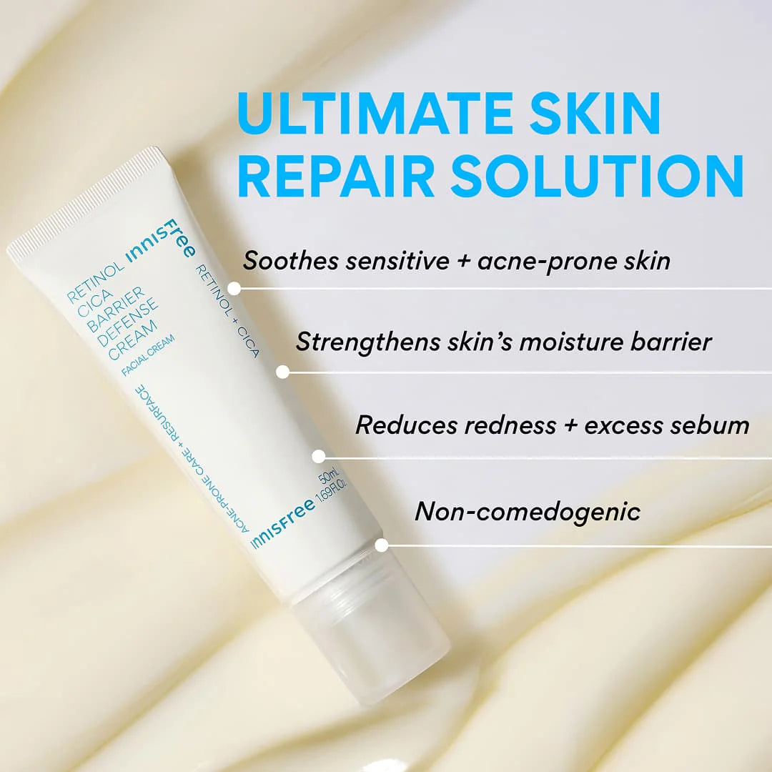 Innisfree - Retinol Cica Barrier Defense Cream - 50ml