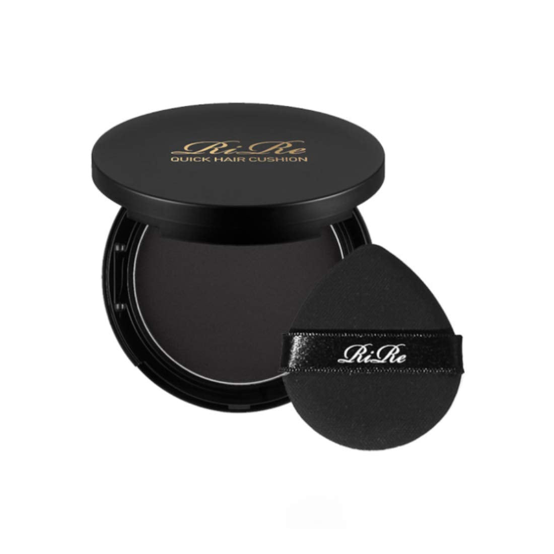 RiRe - - Hair Instant Touch-up Cushion  / 0.49 oz. Cover Grey Hair, Portable Size (Natural Black) - 14g