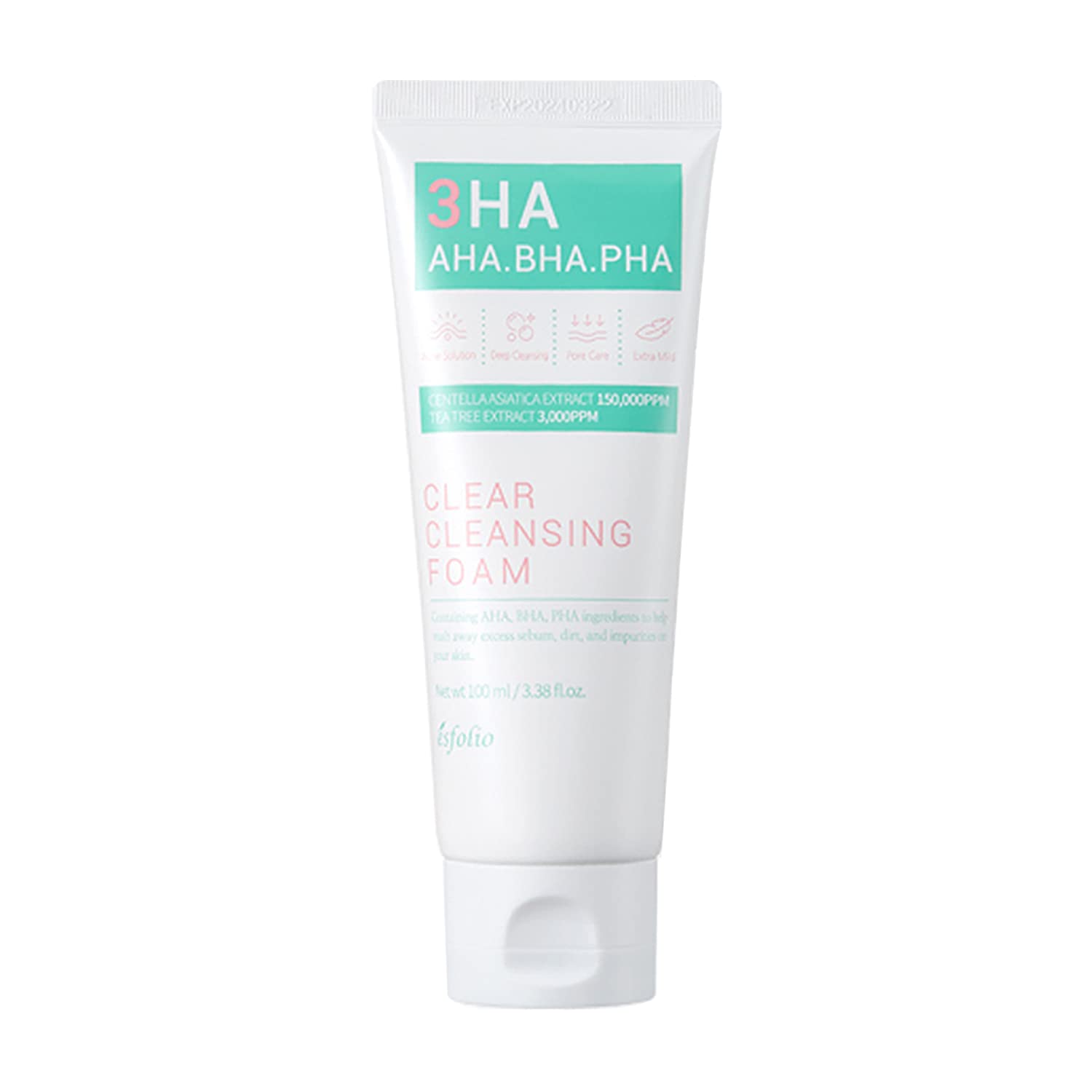 esfolio - 3HA Clear Cleansing Foam 3.38 Fl oz