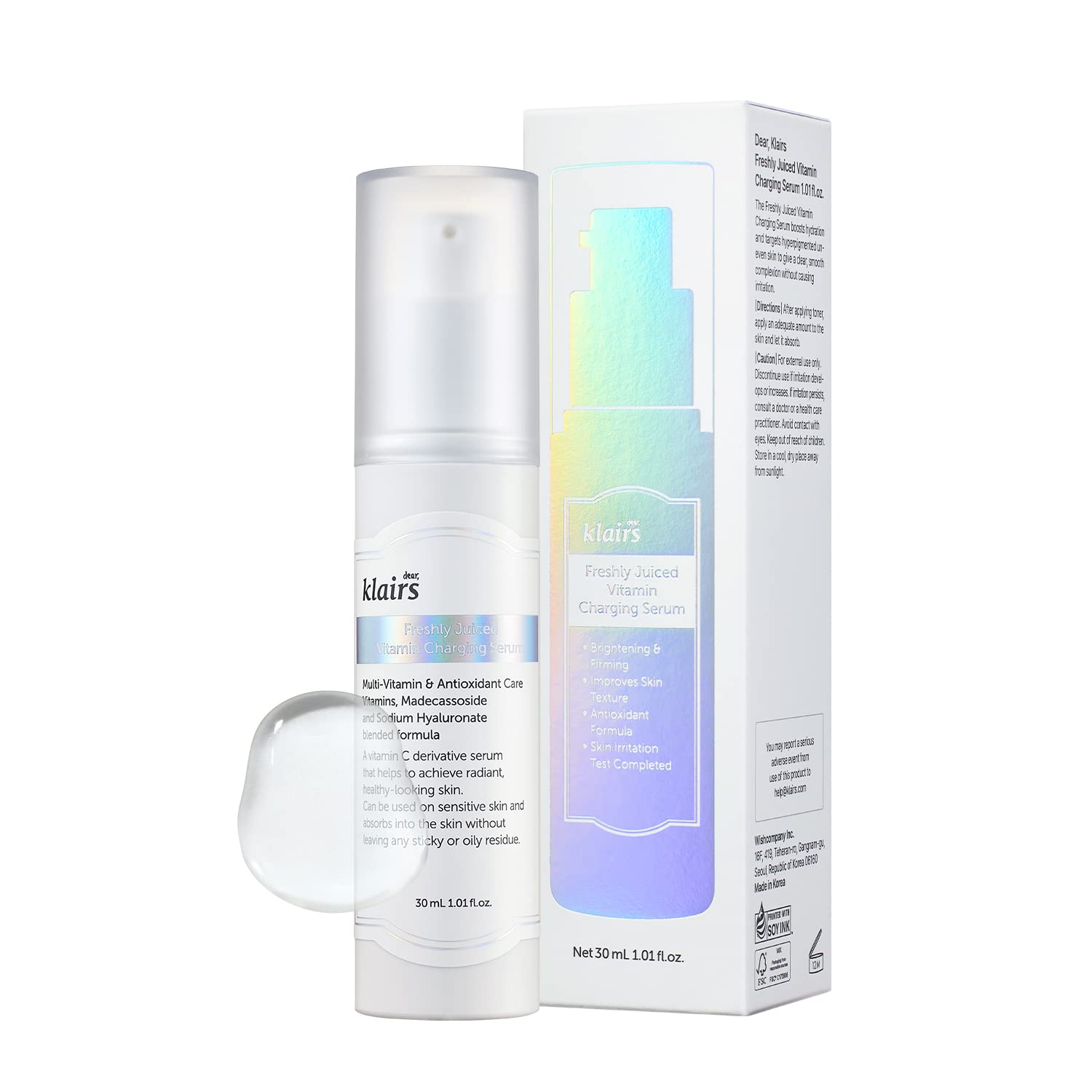 DearKlairs - Juiced Vitamin Charging Serum,