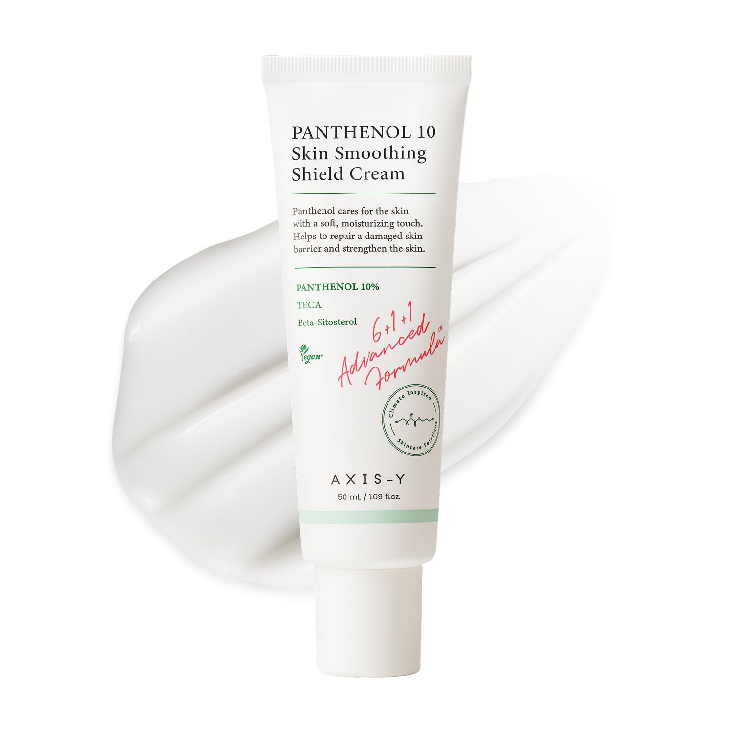 AXIS-Y - 10 Skin Smoothing Shield Cream Daily Facial Moisturizer Barrier Cream For Long Lasting Hydration & Soothing Vegan